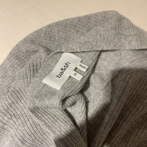 ba&sh Gray Open-Back Sweater - Picture 8 of 8